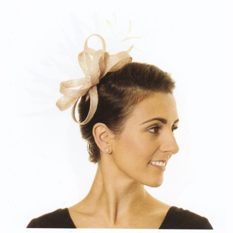 Bibi Mariage Lilas Sisal Et Plumes Bibi Chapeau Mariage Accessoire