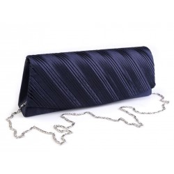 Pochette satin ivoire